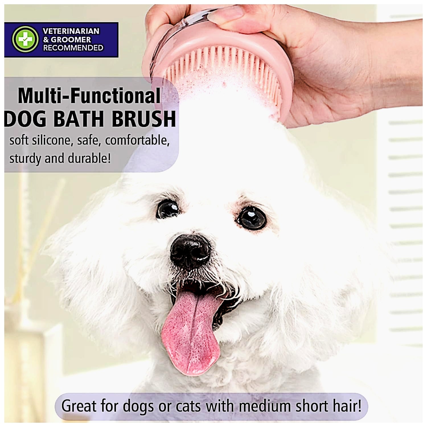 Silicone Pet Bath Brush