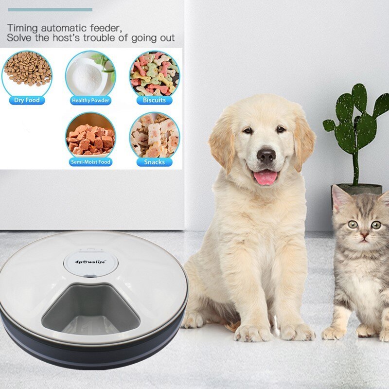Distributeur Automatique de Repas pour Animaux – 6 Repas Programmables