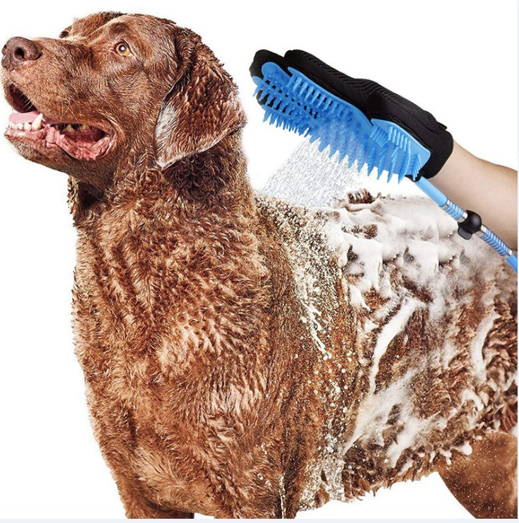 Pet Bath Glove with Hose