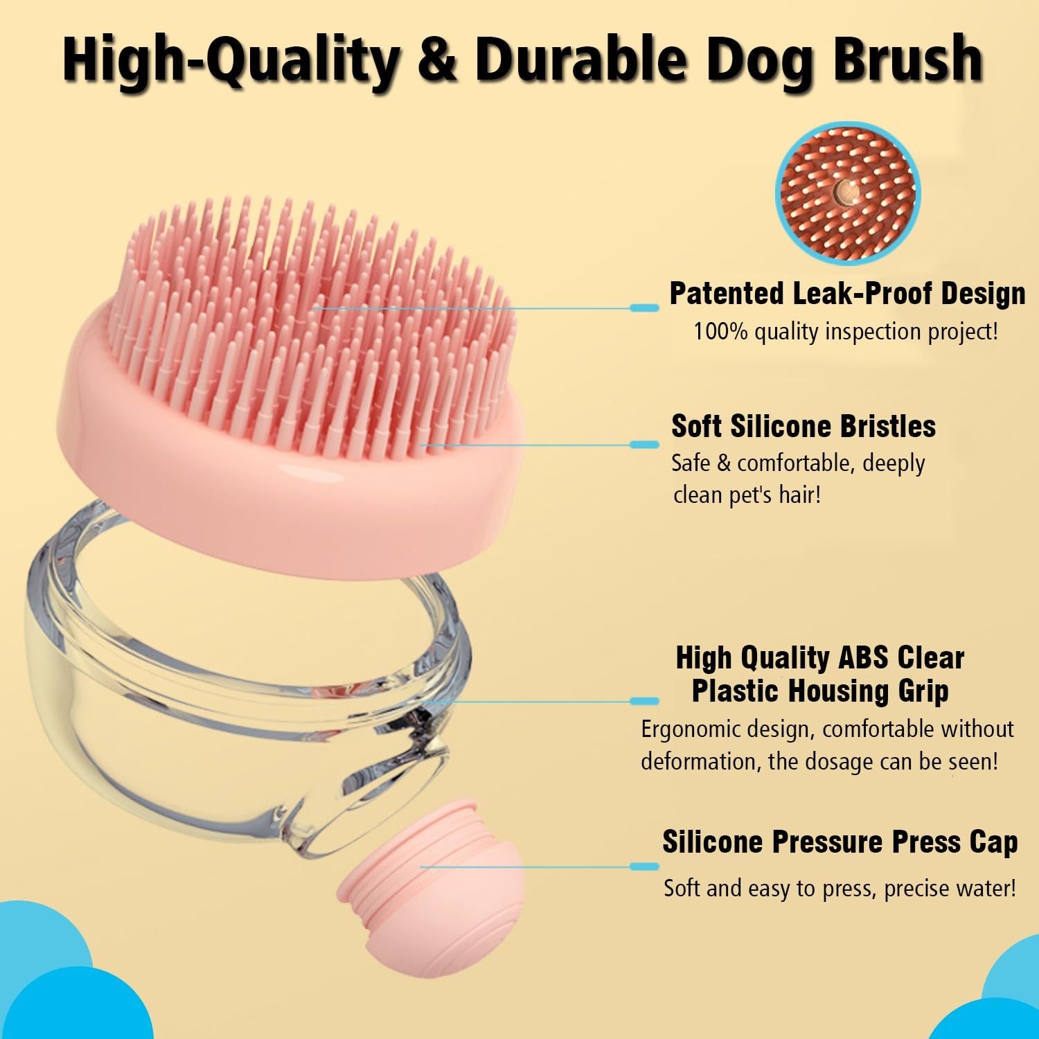 Silicone Pet Bath Brush
