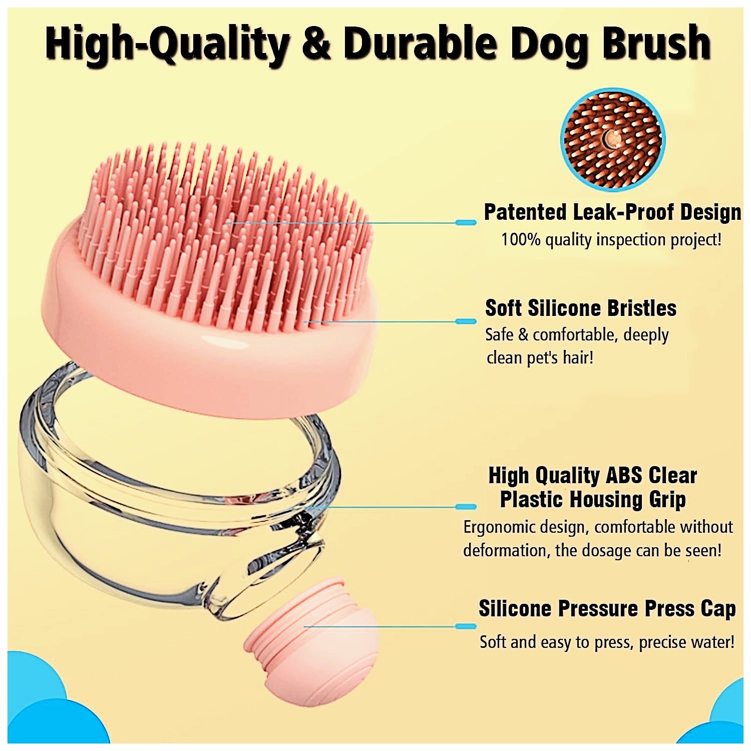 Silicone Pet Bath Brush
