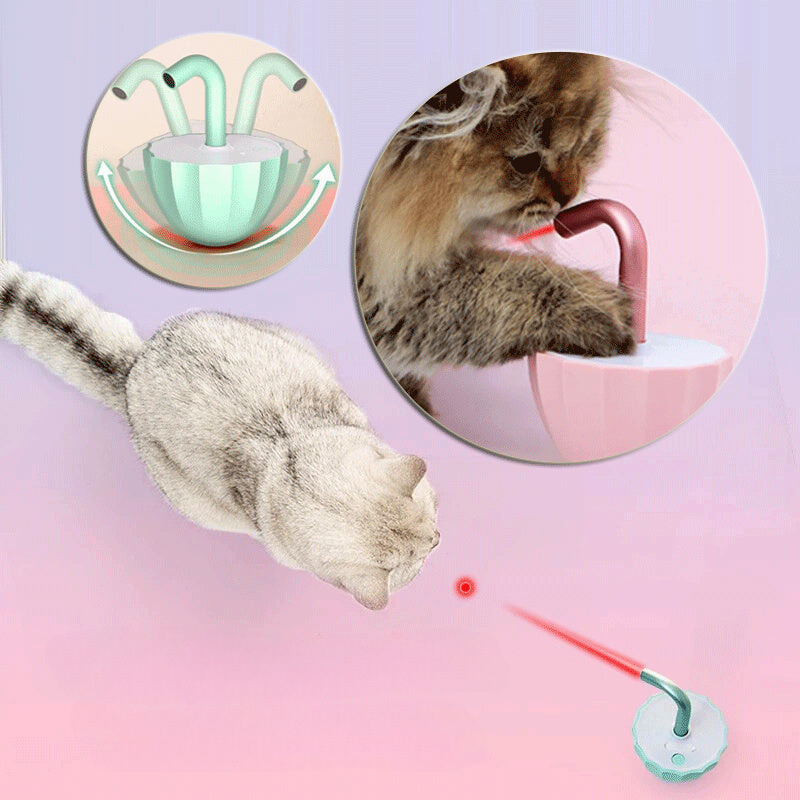 Interactive Cat Toy with Laser