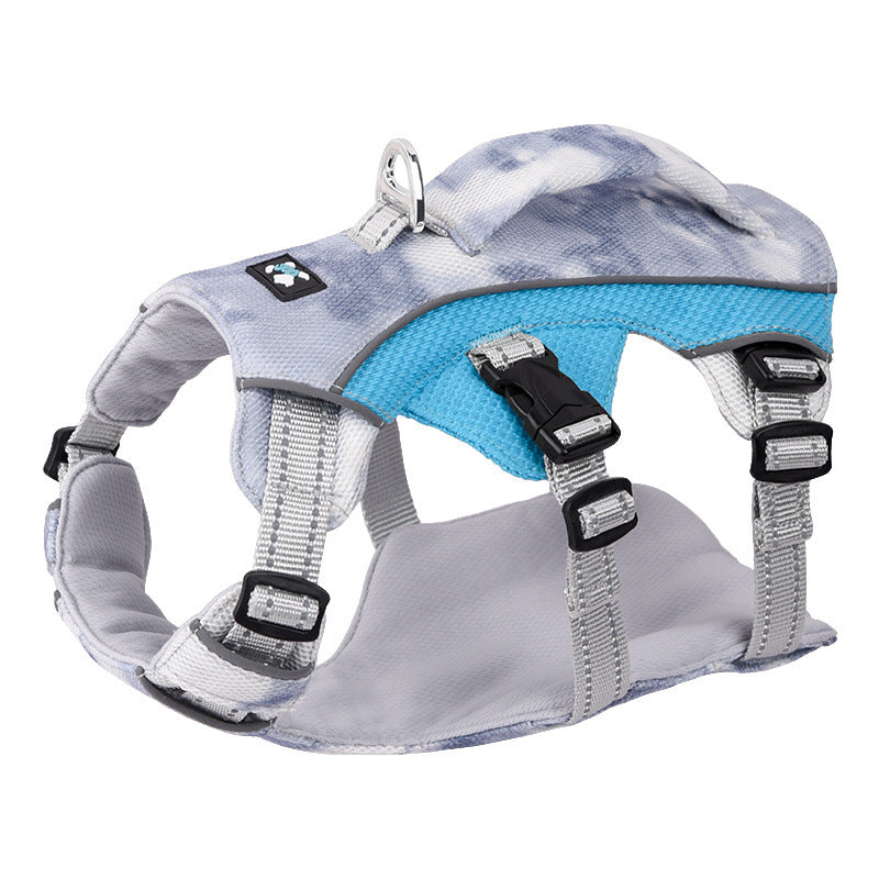 Pet Harness with Chain and Ring