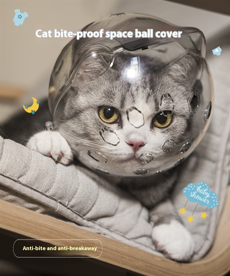 Anti-bite head cover for cats