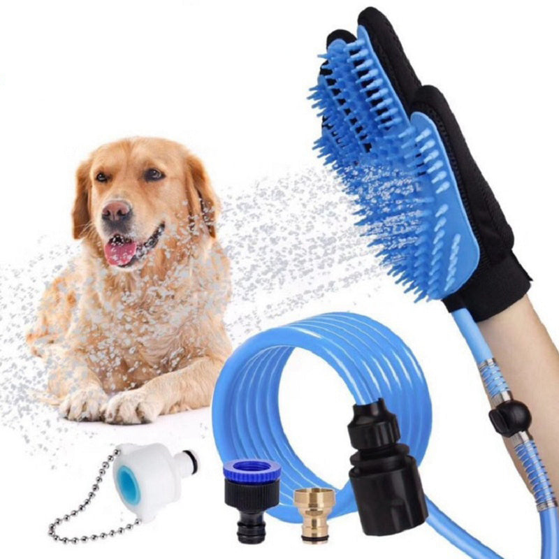 Pet Bath Glove with Hose