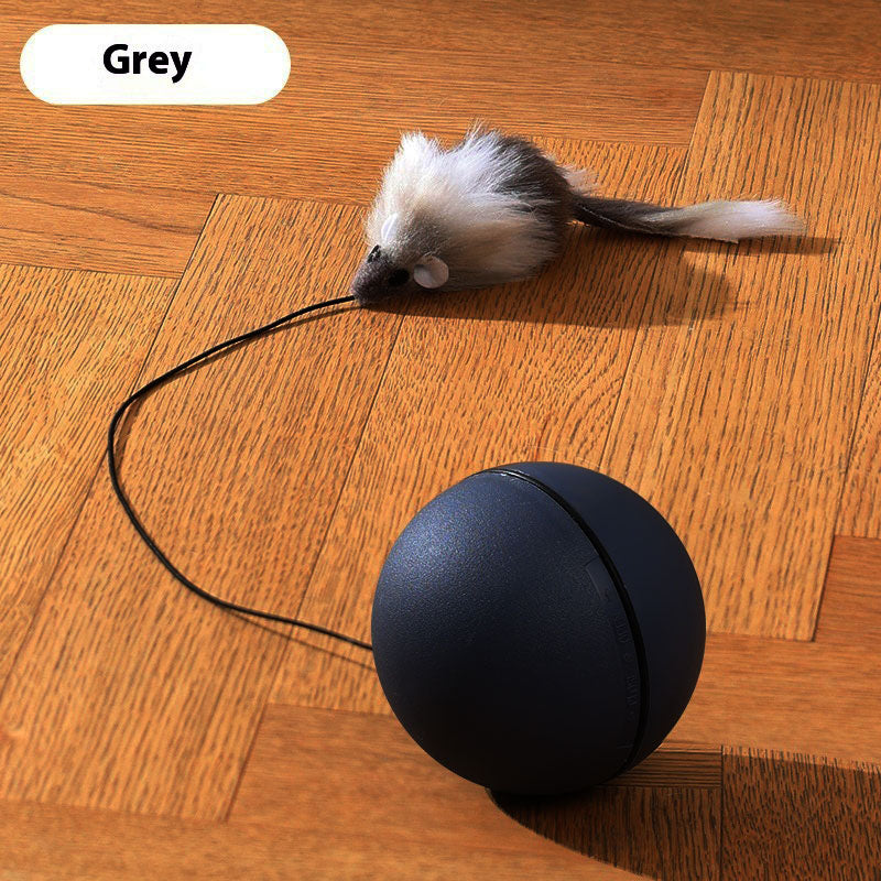 Automatic Electric Ball with Mouse for Cats