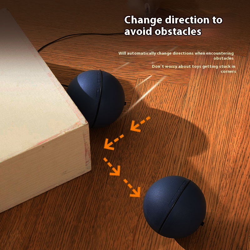 Automatic Electric Ball with Mouse for Cats