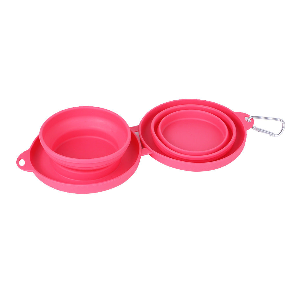 Double Folding Pet Bowl