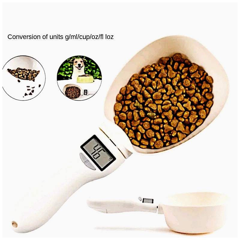 Electronic Pet Food Measuring Spoon with LCD Display