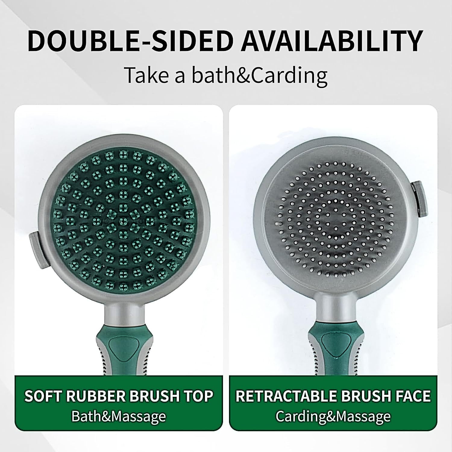 2-in-1 Pet Brush - Detangling and Massage Brush