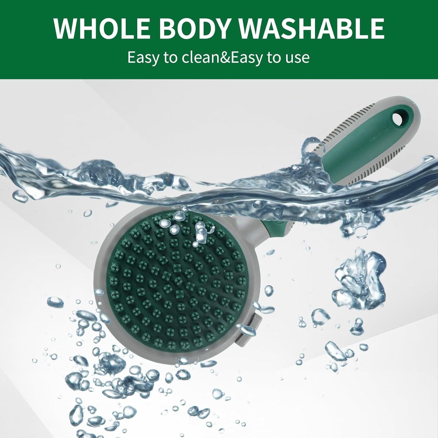 2-in-1 Pet Brush - Detangling and Massage Brush