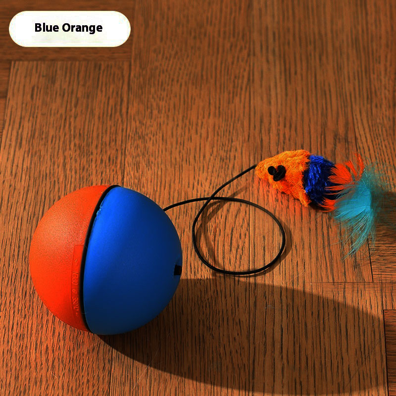 Automatic Electric Ball with Mouse for Cats