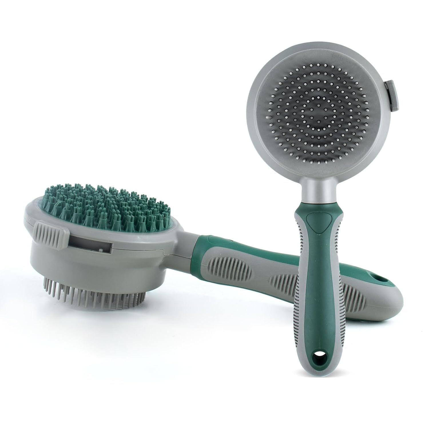 Brosse à Animaux 2-en-1 - Brosse Démêlante et Massage