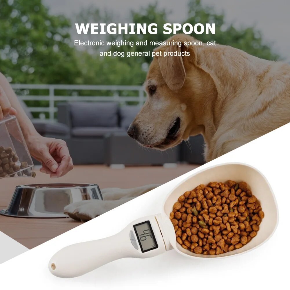 Electronic Pet Food Measuring Spoon with LCD Display