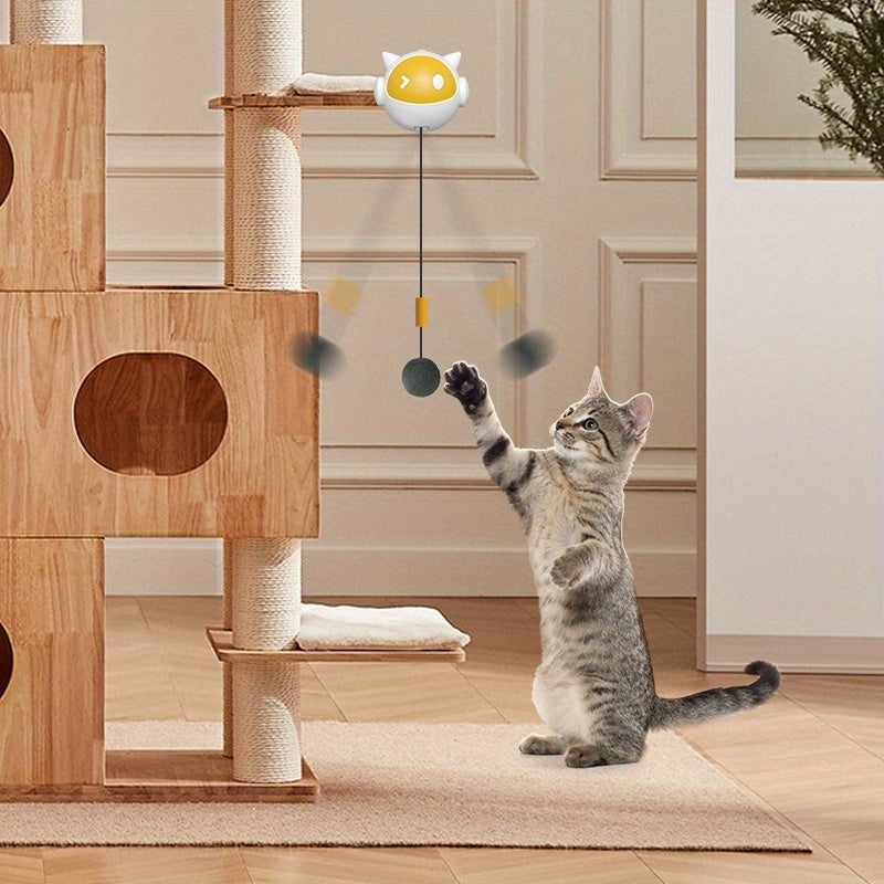 Balle à Fixer Interactif pour Chat – Jouet Mural Ludique et Stimulant