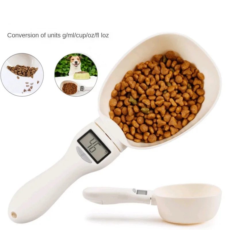 Electronic Pet Food Measuring Spoon with LCD Display