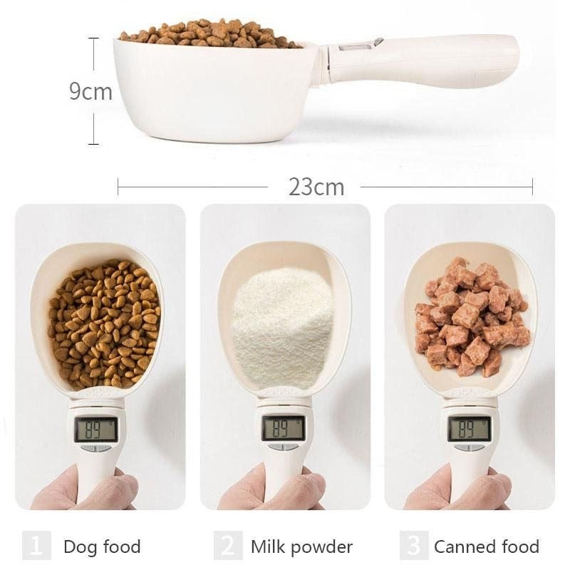 Electronic Pet Food Measuring Spoon with LCD Display